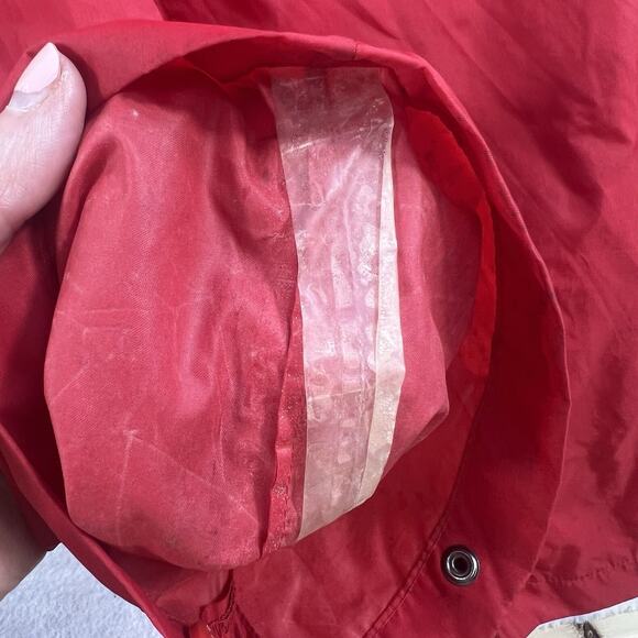 Helly Hansen L Large Rain Pants Red Packable Nylon Water Resistant Pull On - Picture 4 of 16